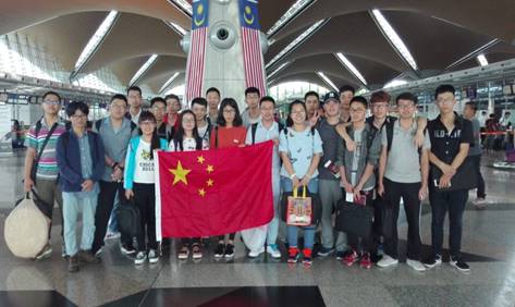 说明: 韦仙到达马来西亚